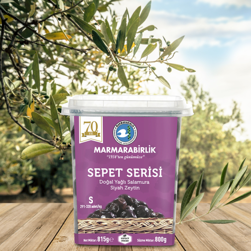 800 g. S (291-320 adet/kg) Sepet Serisi Yağlı Salamura Hazırkap