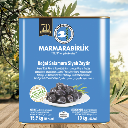 10 kg. M (261-290 adet/kg) Salamura Teneke